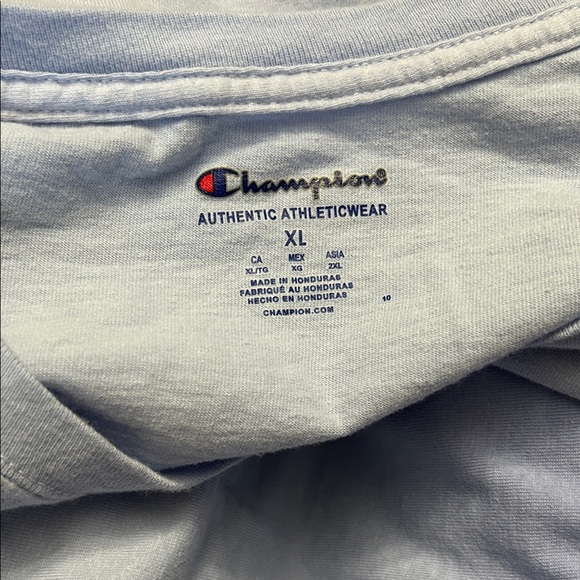 Champion Men's Light to Dark Blue Ombre Tee - Picture 3 of 4